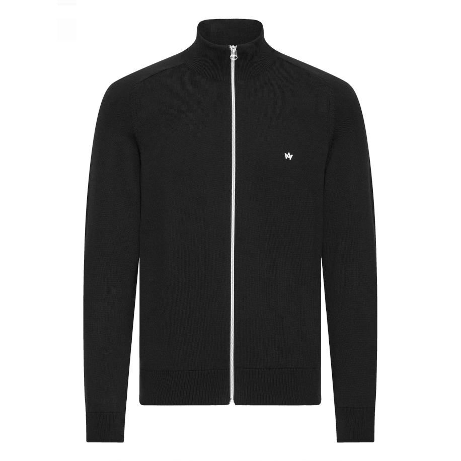 Kronstadt Kronstadt Gebreid vest Emil zwart -