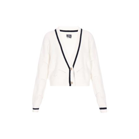 DreiMaster DreiMaster Maritim Gebreid vest wit