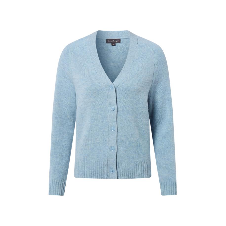 Franco Callegari Franco Callegari Gebreid vest lichtblauw -