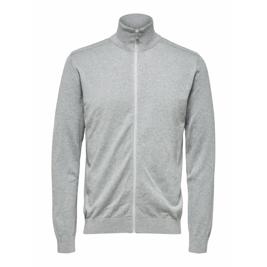 Selected SELECTED Gebreid vest Berg grijs -
