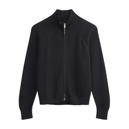 MELA MELA Gebreid vest Kamuka zwart