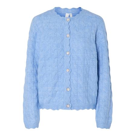 YAS YAS Gebreid vest YASBUBERA lichtblauw