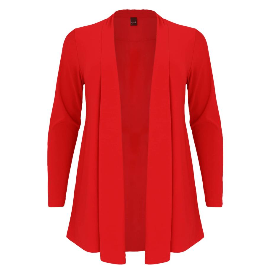 Yoek YOEK Gebreid vest Dolce rood -