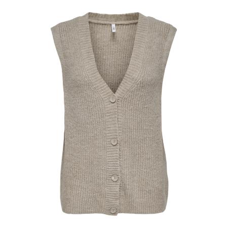 Only ONLY Gebreide bodywarmer ONLJane grijs