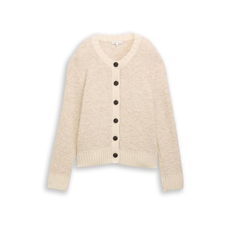 Tom Tailor TOM TAILOR Gebreid vest sand