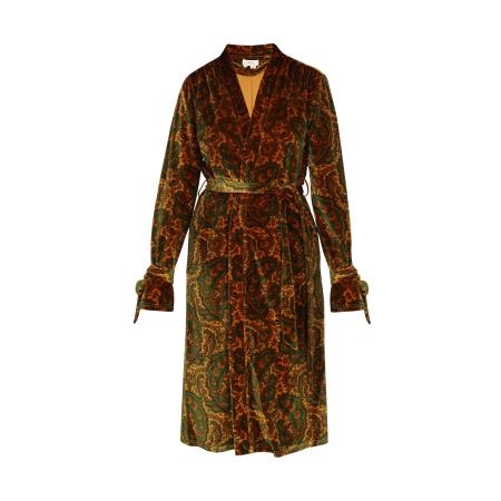 Usha usha FESTIVAL Kimono geel / donkergroen / donkeroranje