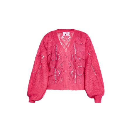 MYMO MYMO Gebreid vest pink