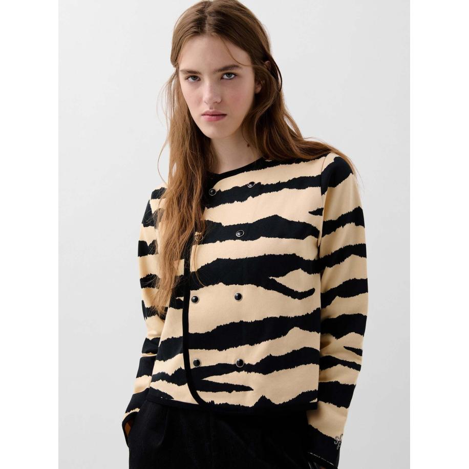 ScalperS Scalpers Gebreid vest beige / zwart -