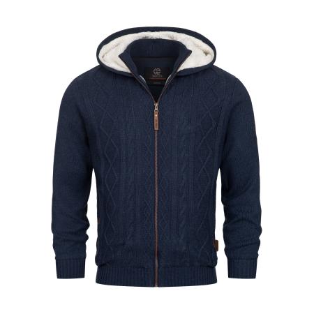 INDICODE JEANS INDICODE JEANS Gebreid vest INRandolph marine