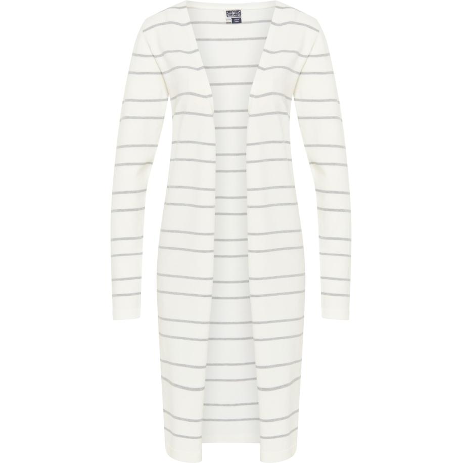 DreiMaster DreiMaster Maritim Gebreid vest grijs / wit -