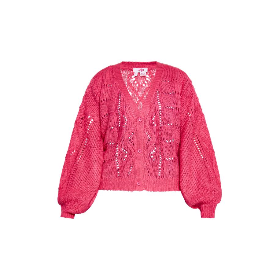 MYMO MYMO Gebreid vest pink -