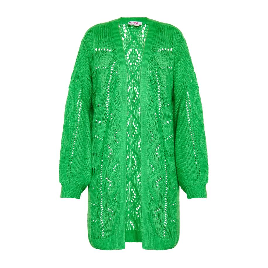MYMO MYMO Gebreid vest groen -