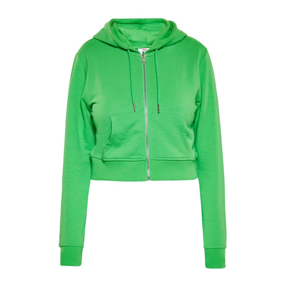 MYMO MYMO Sweatvest limoen -