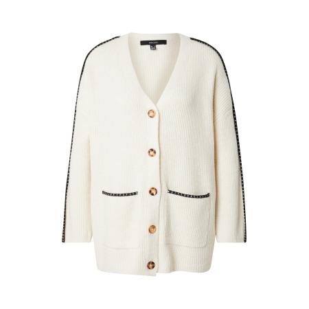 Vero Moda VERO MODA Gebreid vest VMZora beige / zwart
