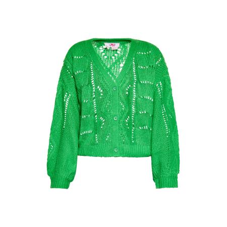 MYMO MYMO Gebreid vest limoen