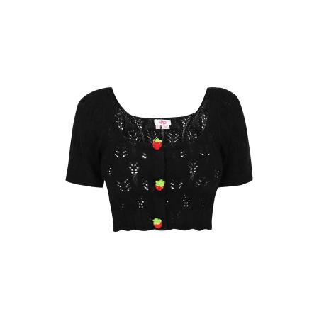 MYMO MYMO Gebreid vest zwart