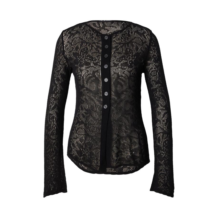 Sisley Sisley Gebreid vest zwart -