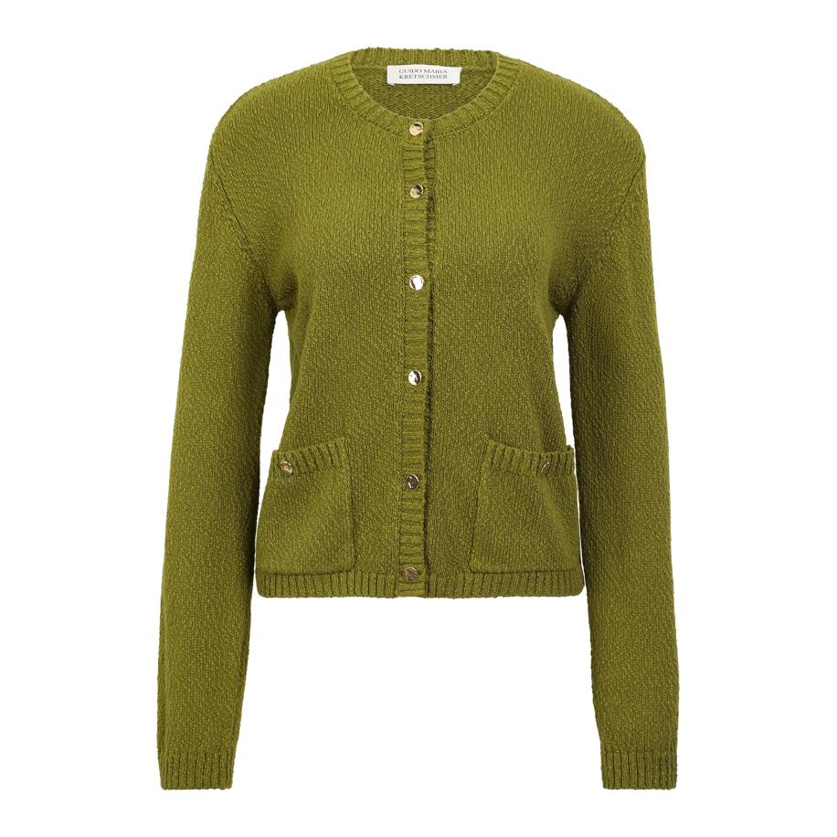 Guido Maria Kretschmer Women Gebreid vest Doro olijfgroen Groen