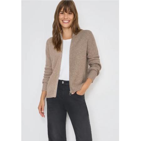 CECIL Cosy vest met ritssluiting