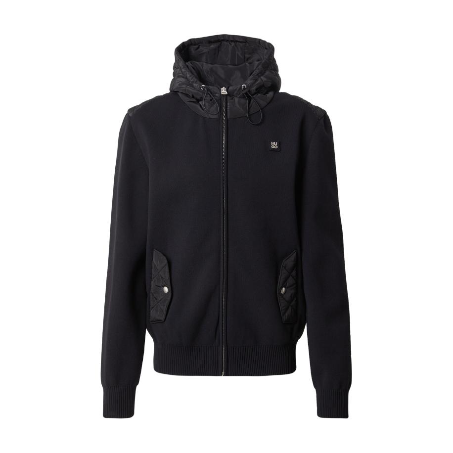 Hugo Boss HUGO Gebreid vest Sylon zwart -