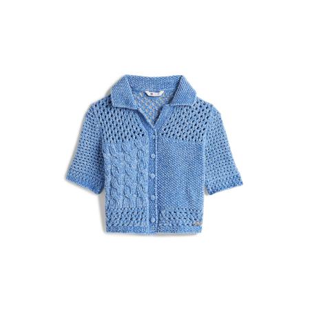 Tommy Jeans Tommy Jeans Gebreid vest azuur / royal blue/koningsblauw