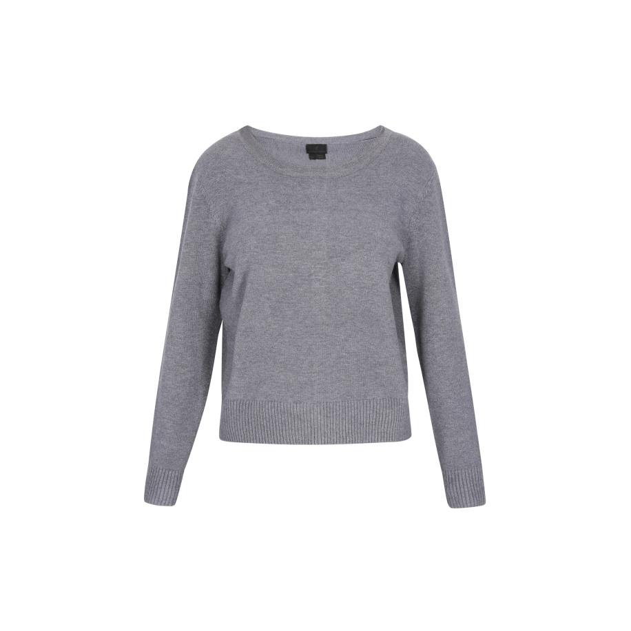 DreiMaster DreiMaster Klassik Gebreid vest grijs -