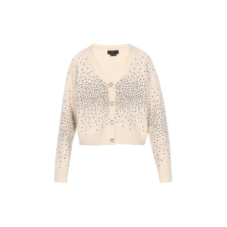 Faina faina Gebreid vest beige