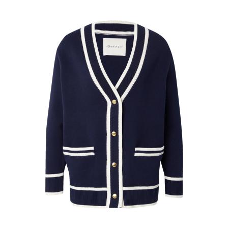 Gant GANT Gebreid vest marine / wit