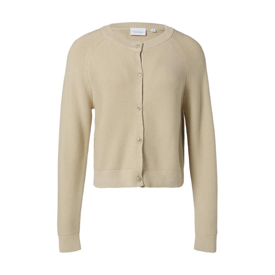 comma casual identity comma casual identity Gebreid vest beige -