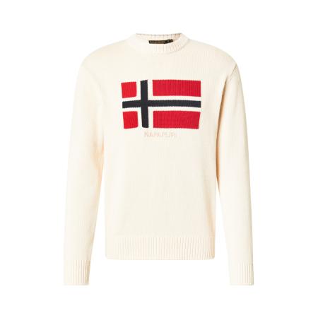 Napapijri NAPAPIJRI Trui D-MURA C beige / rood / zwart