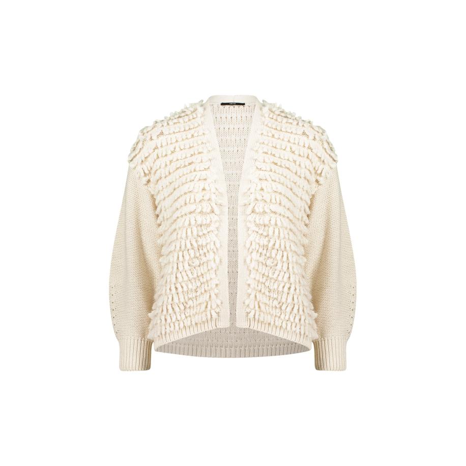 Zero zero Gebreid vest eierschaal -