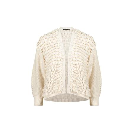 Zero zero Gebreid vest eierschaal