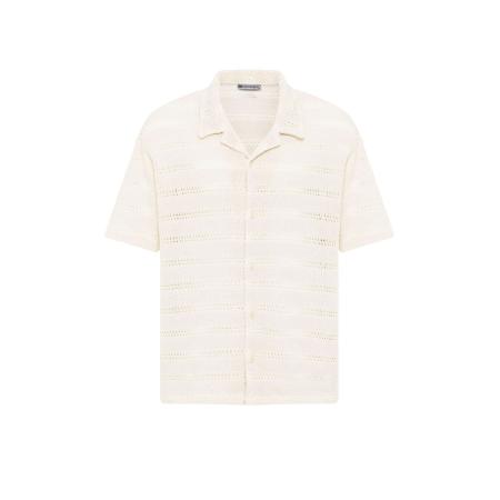 Dandalo Dandalo Gebreid vest ecru