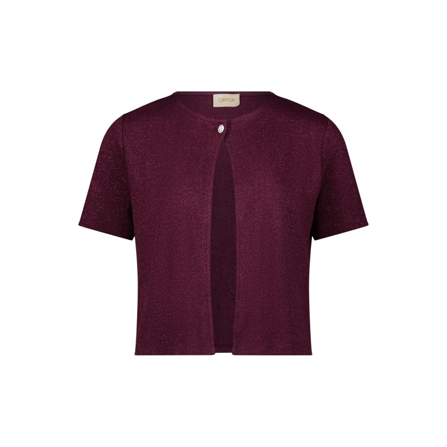 Cartoon Cartoon Gebreid vest bordeaux -