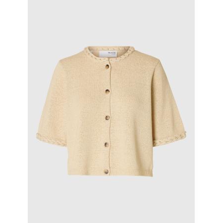 Selected SELECTED Gebreid vest beige
