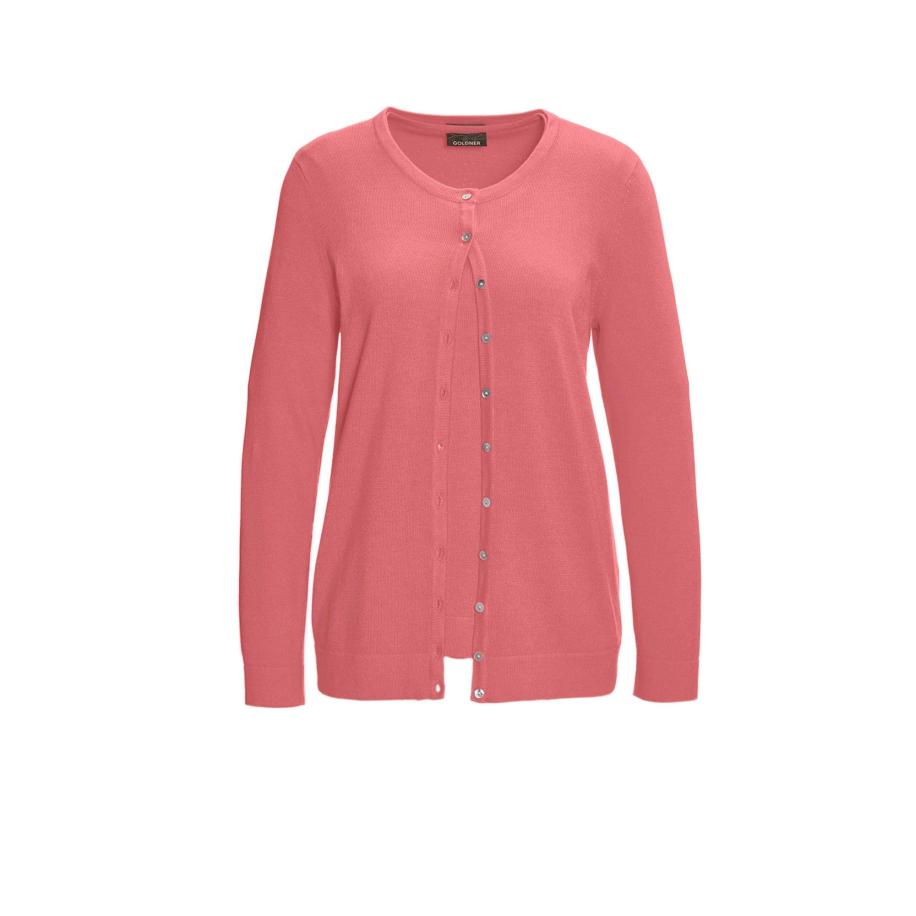 Goldner Goldner Gebreid vest koraal -