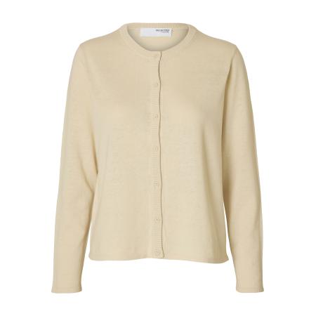 Selected SELECTED Gebreid vest SLFLaura ecru