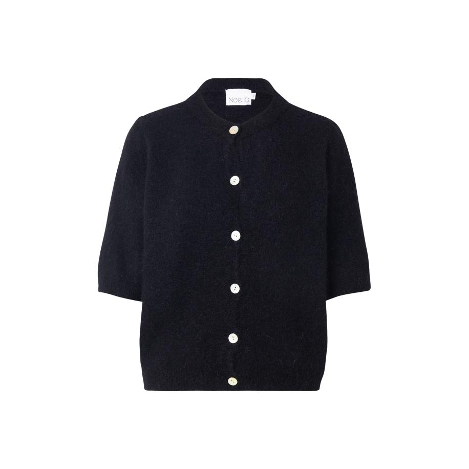 Noella Noella Gebreid vest Kae zwart -