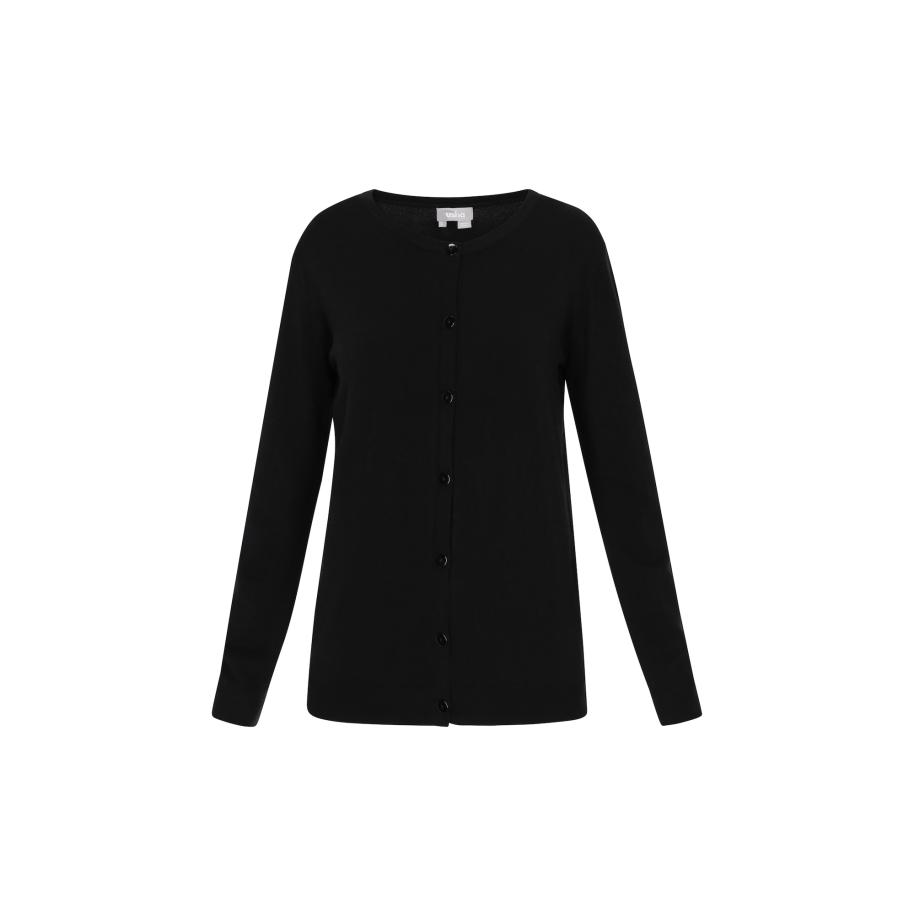 Usha Usha Gebreid vest Classic Look zwart -