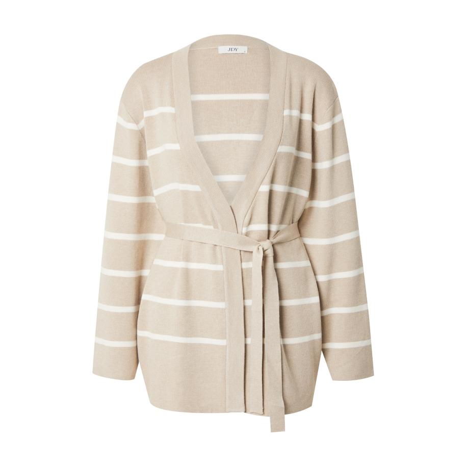 JDY JDY Gebreid vest JDYSARA sand / wit -
