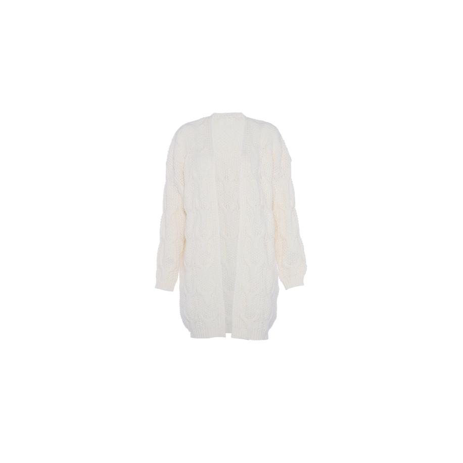 Faina faina Gebreid vest wolwit -