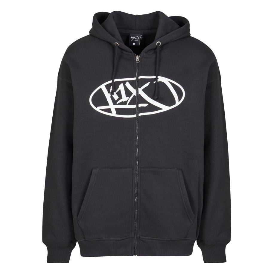 K1X Sweatvest zwart / wit Zwart