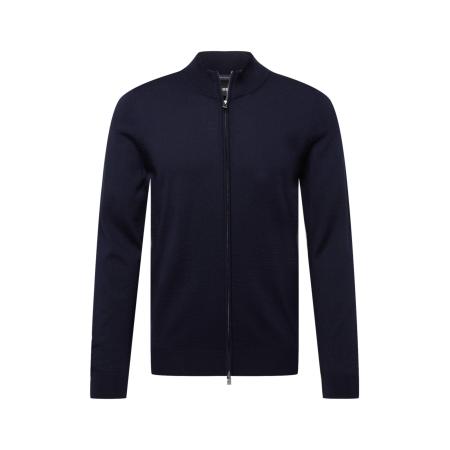 Hugo Boss BOSS Gebreid vest Balonso donkerblauw