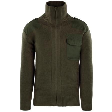 normani normani Gebreid vest Istrup kaki