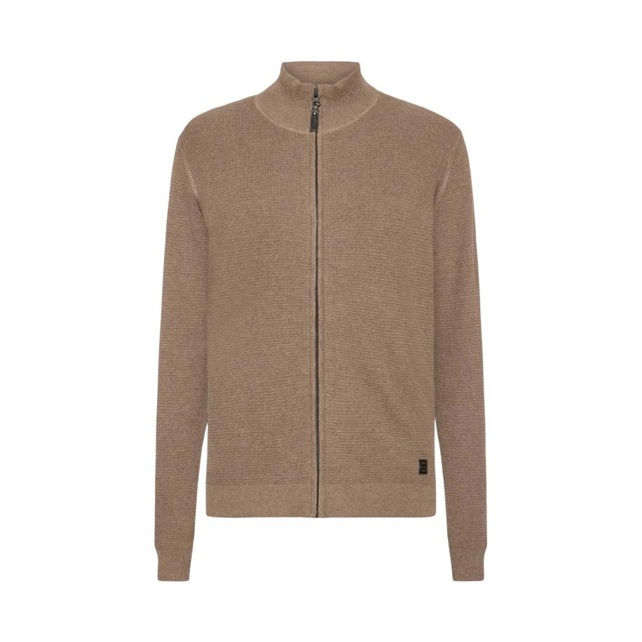 Signal Gebreid vest Connor karamel Bruin