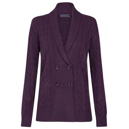 Felix Hardy Felix Hardy Gebreid vest violetblauw