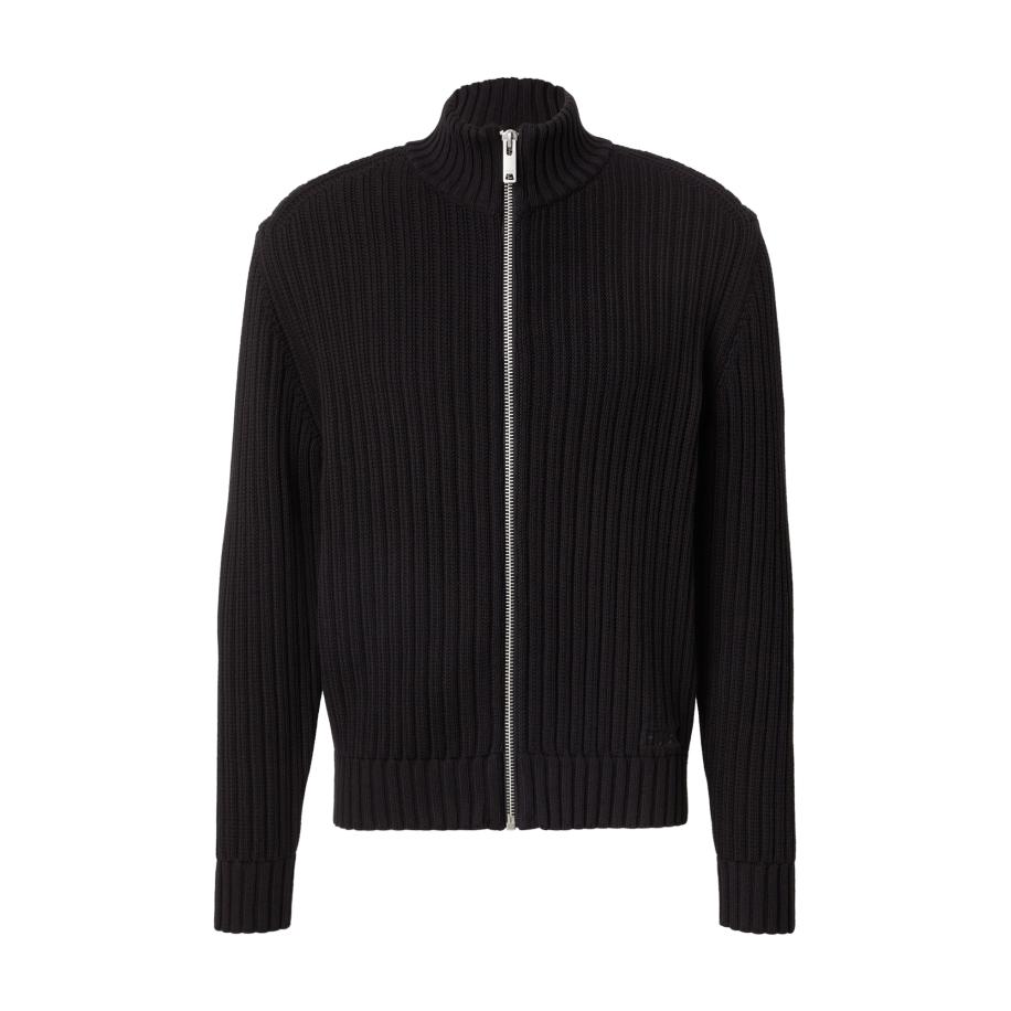 Hugo Boss HUGO Gebreid vest Sriton zwart -