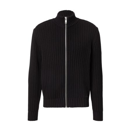 Hugo Boss HUGO Gebreid vest Sriton zwart