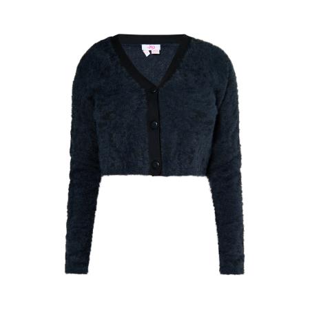 MYMO MYMO Gebreid vest zwart