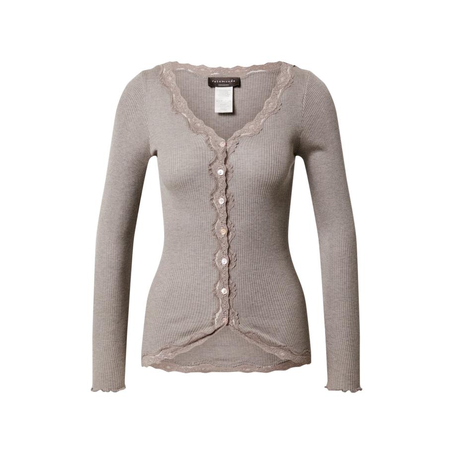 Rosemunde rosemunde Gebreid vest bruin gemêleerd -